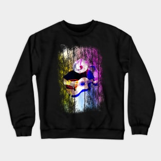 Guitarist with electric guitar Crewneck Sweatshirt